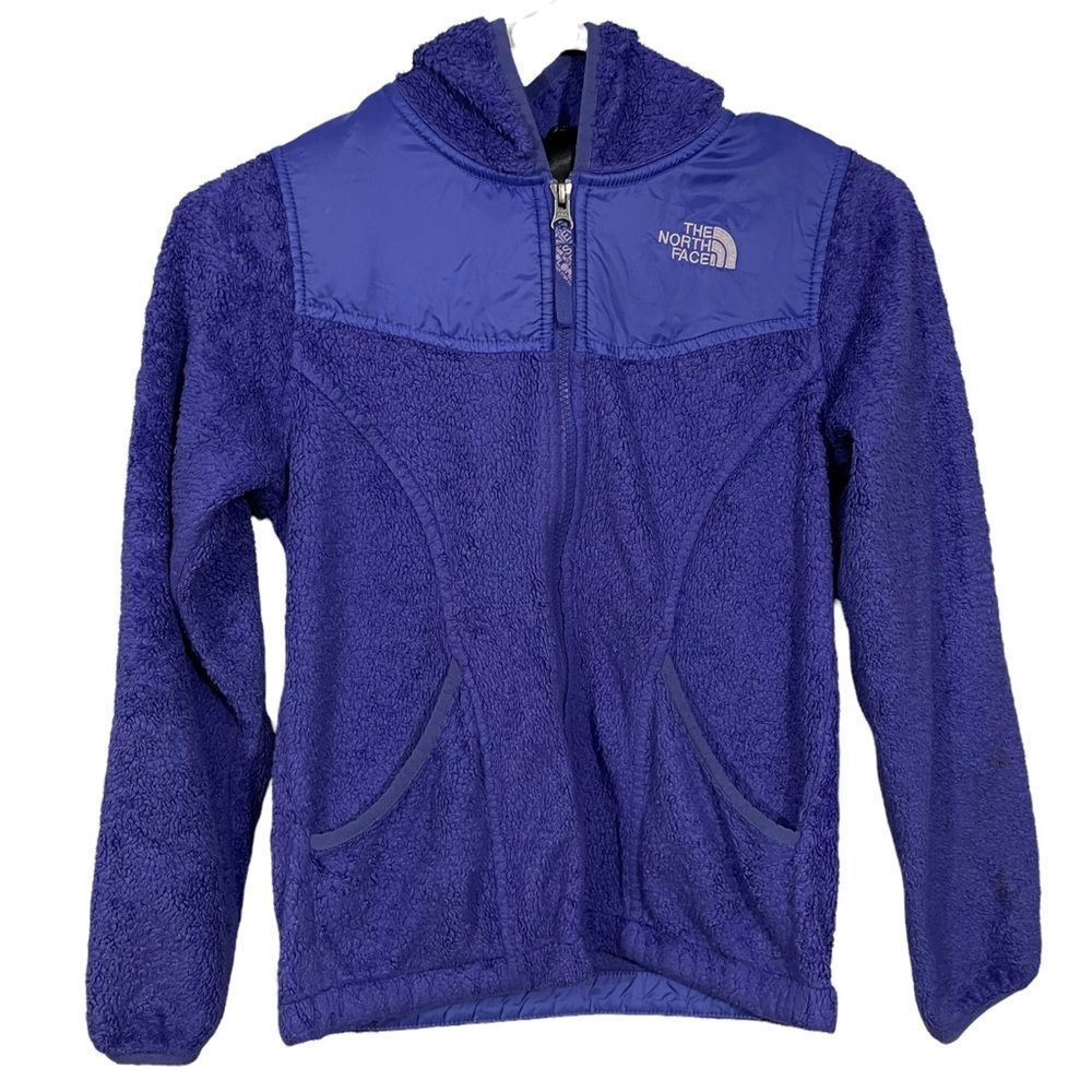 The North Face Purple Fuzzy Full Zip Jacket